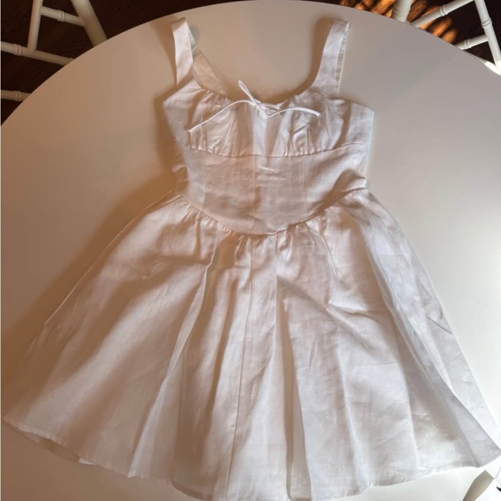 Reformation Daria Linen Dress Size 0 NWT